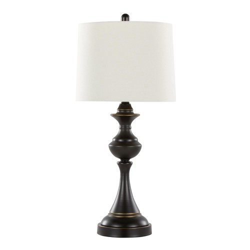 Montgomery 28.5" Metal Table Lamp With Usb - Set Of 2